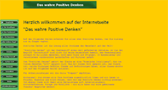 Desktop Screenshot of positives-denken.org